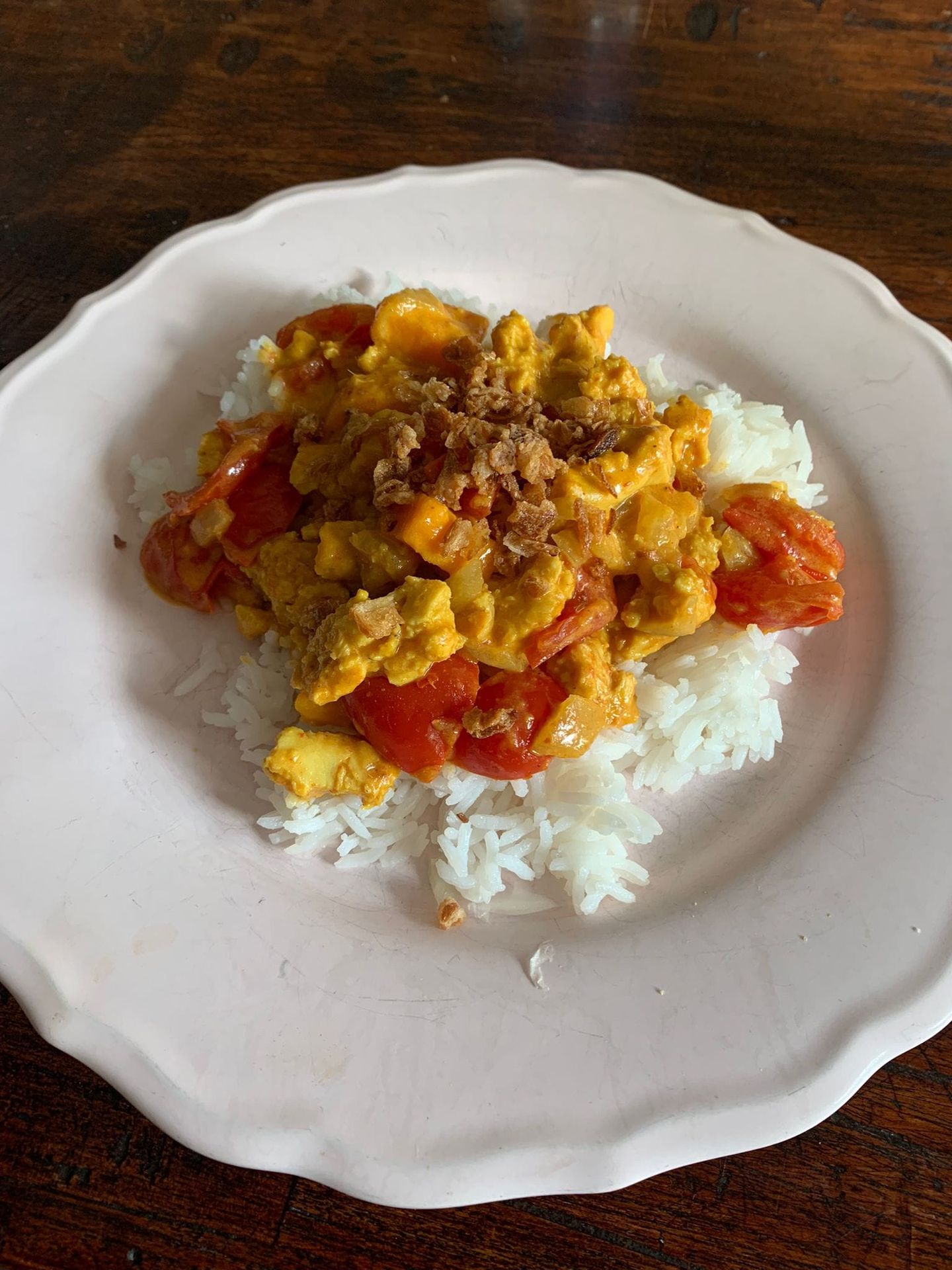 Gele curry van Henk
