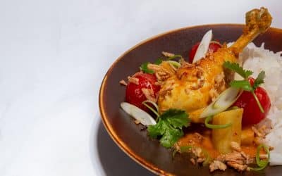 Thaise gele curry met kip