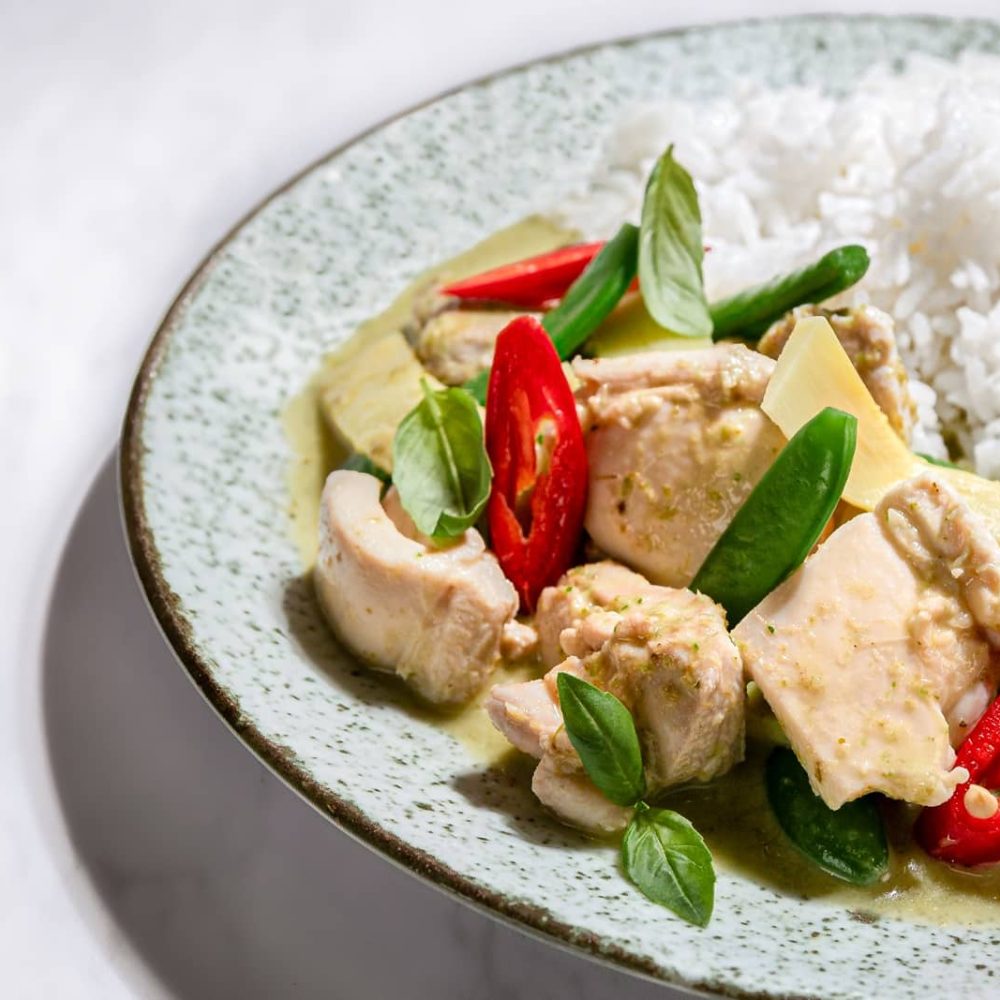 Thaise Groene Curry met kip