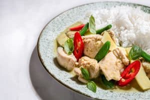 Thaise Groene Curry met kip