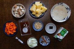 Ingredienten Massaman Tofu