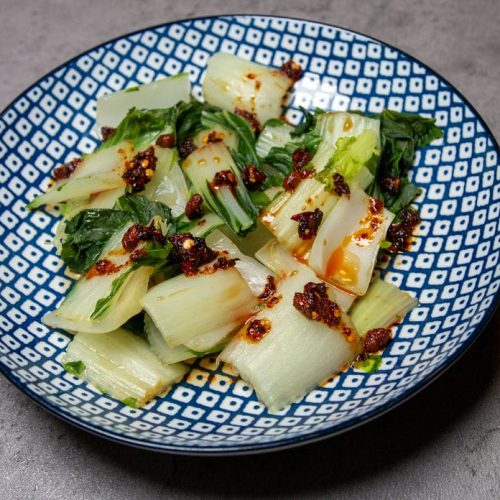 Paksoi met Crispy Chili Oil