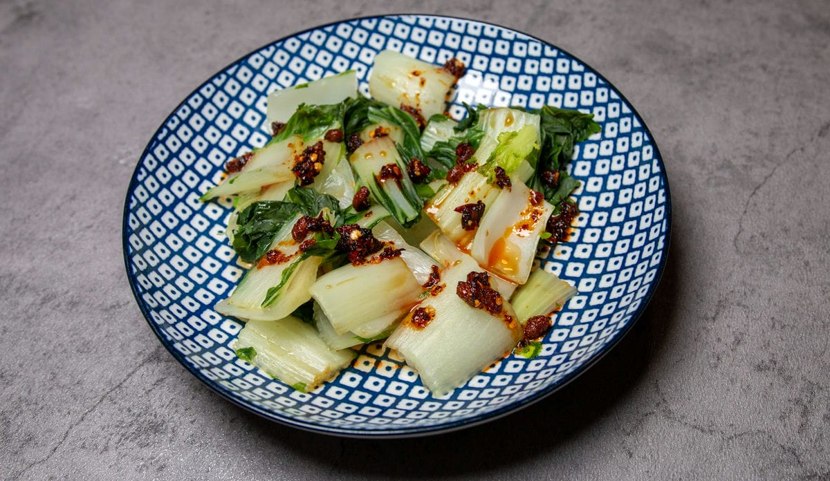 Paksoi met Crispy Chili Oil