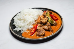 Thaise panang curry met rundvlees Thais Tafelen