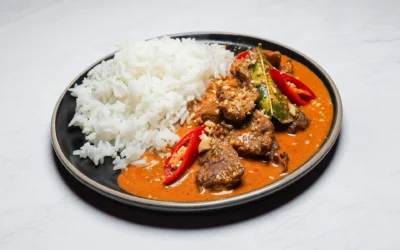 Panang curry met rundvlees