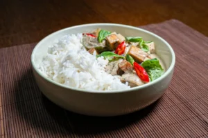Thais Tafelen Thaise Groene curry met tofu